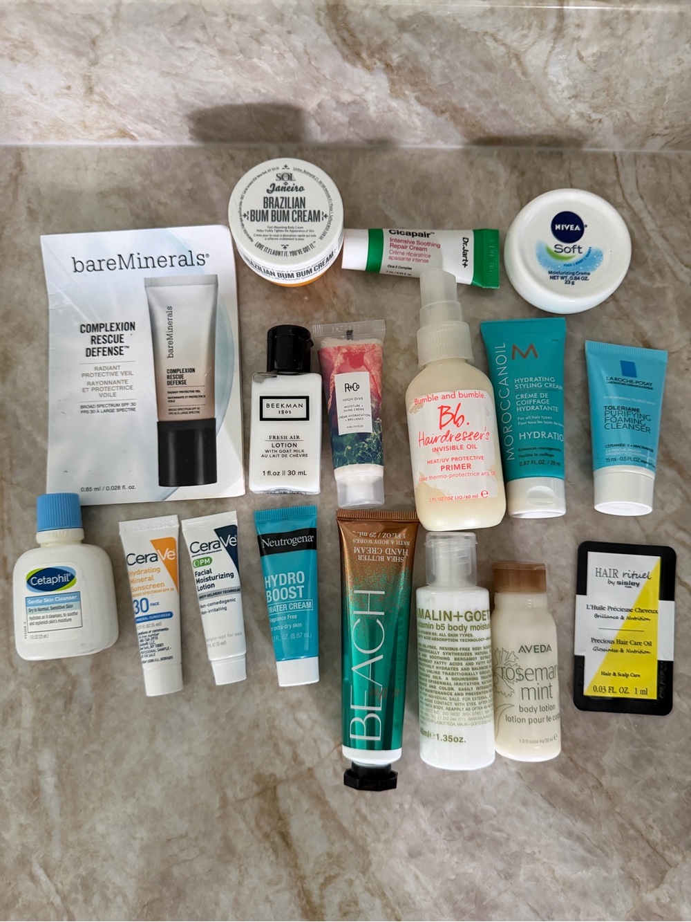 BRAND NEW TRAVEL SIZE BEAUTY! Bare mineral, sol de janeiro, & more!